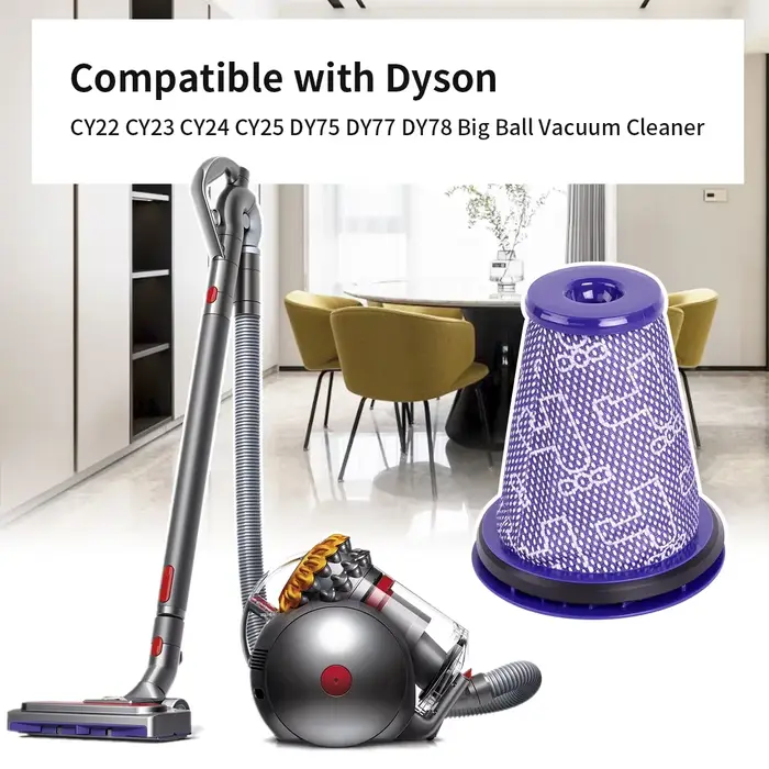 Filtre HEPA pour aspirateur Dyson Big Ball CY18 CY22 CY23 CY24 CY25 DY75 DY77 DY78
