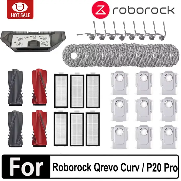 Accessoires pour Roborock Qrevo Curv / P20 Pro