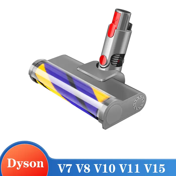 Tête de brosse souple améliorée pour aspirateurs sans fil Dyson V6 V7 V8 V10 V11 V15 V10 Slim V12