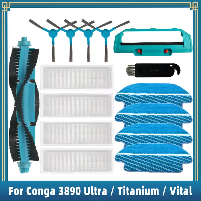 Pièces détachées et accessoires pour aspirateur robot Cecotec Conga 3890 Ultra Titanium Vital : brosse latérale