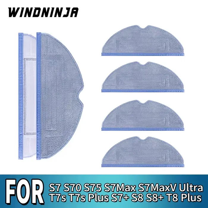 Pour Roborock S7 S70 S75 S7Max S7MaxV Ultra T7s T7s Plus S7+ S8 S8+ T8 Plus G10 G10S Robot Aspirateur, Pièce de rechange pour chiffon de serpillière