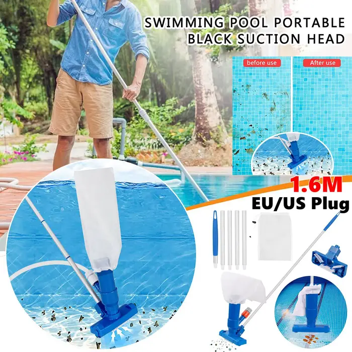 Nettoyeur de piscine sous-marin à jet avec poignée