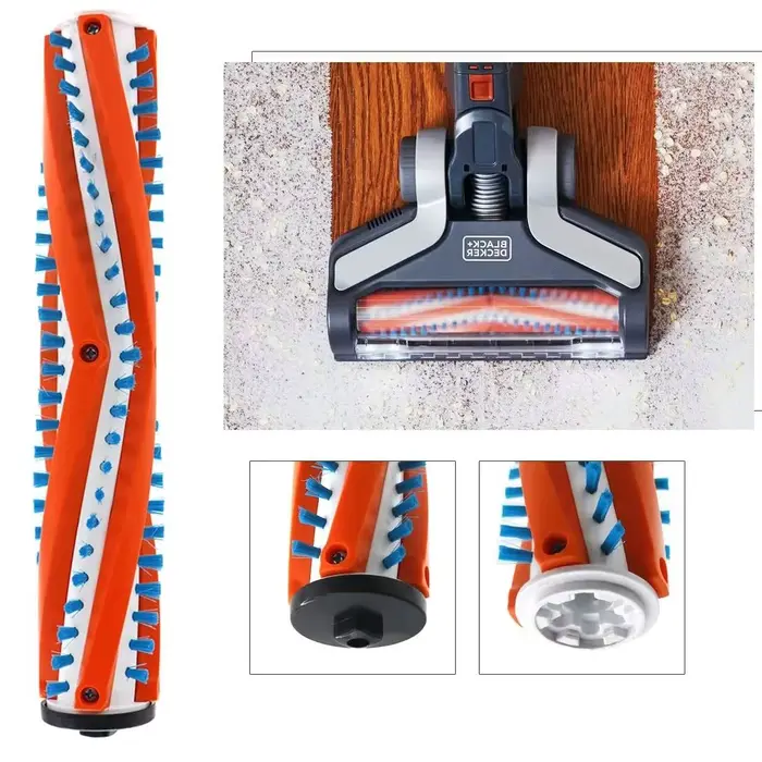 Filtre coton brosse noir + DECKER POWER série aspirateur à tige sans fil BSV2020G outil de remplacement accessoires d'aspirateur