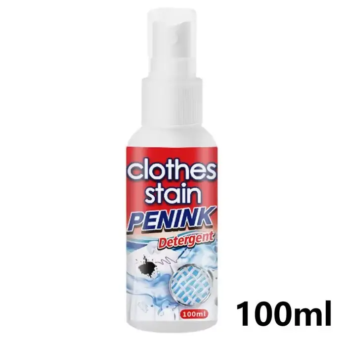 Dissolvant de taches pour vêtements, 100ml, dissolvant d'encre en Spray, marqueur d'encre pour tapis