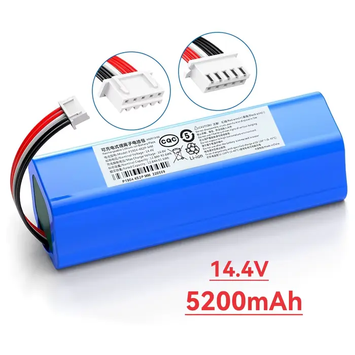 Batterie haute capacité 14.4V pour aspirateur Robot Ecovacs Deebot Ozmo 950,X1 Omni,X1 Turbo, X1 Plu