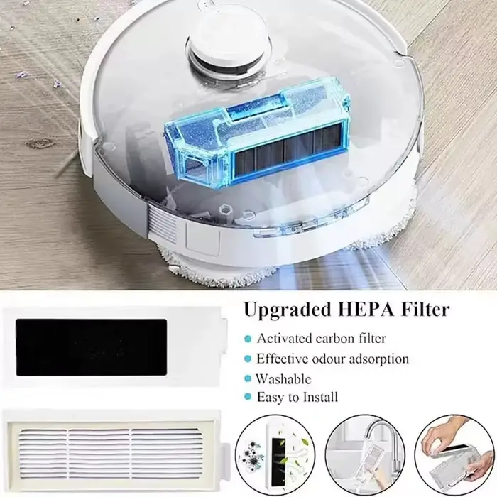 Ecovacs T20 OMNI/T20/T20 Max/T20 Pro accessoires brosse latérale principale vadrouille tissu filtre HEPA sac à poussière pièces de rechange