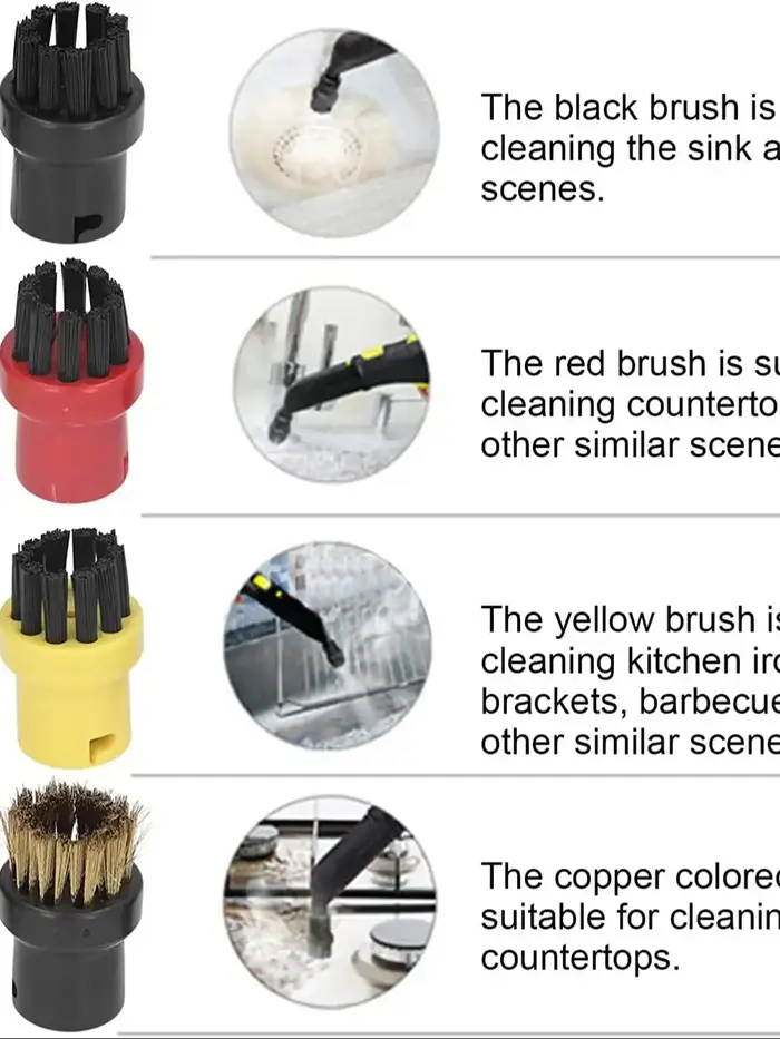 Brosse de nettoyage à vapeur pour Karcher SC1 SC2 SC3 SC4 SC5 SC7 CTK10