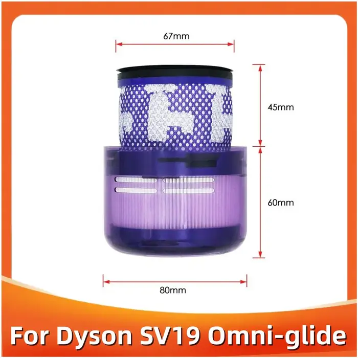Filtre à poussière HEPA pour aspirateur à main sans fil Dyson V6 V7 V8 V10 V11 V12 SV12 SV14 SV18 Slim DC toutes séries
