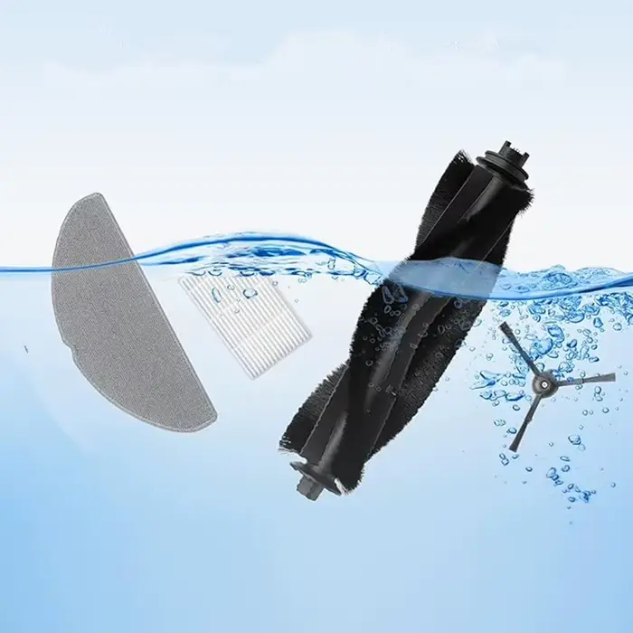 Brosse principale/brosse latérale/filtre HEPA/lingette de nettoyage compatible avec les robots aspirateurs Tapo RV30