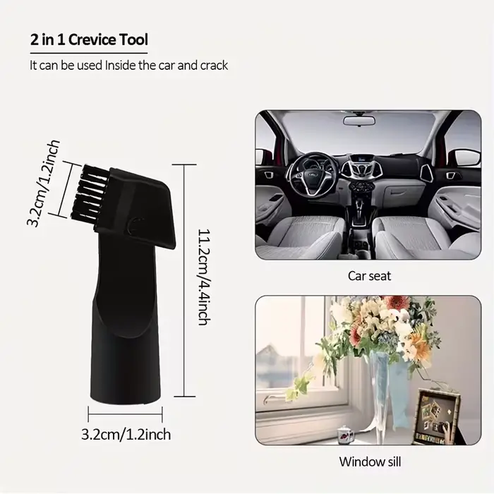 Brosse de nettoyage multifonctionnelle pour aspirateur domestique