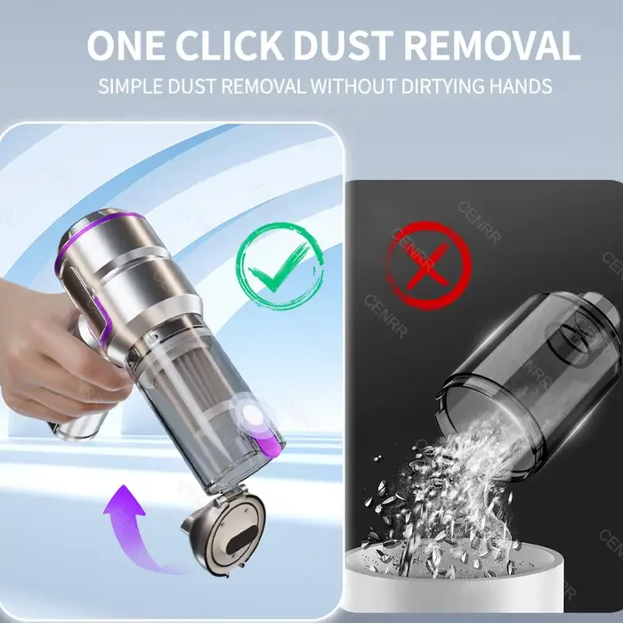 Mini aspirateur de voiture 998000PA sans fil puissant pour la maison souffleur à main nettoyeur