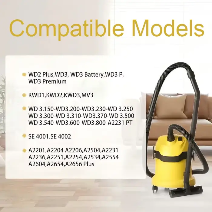 Karcher – sacs à poussière de remplacement 6.959 – 130