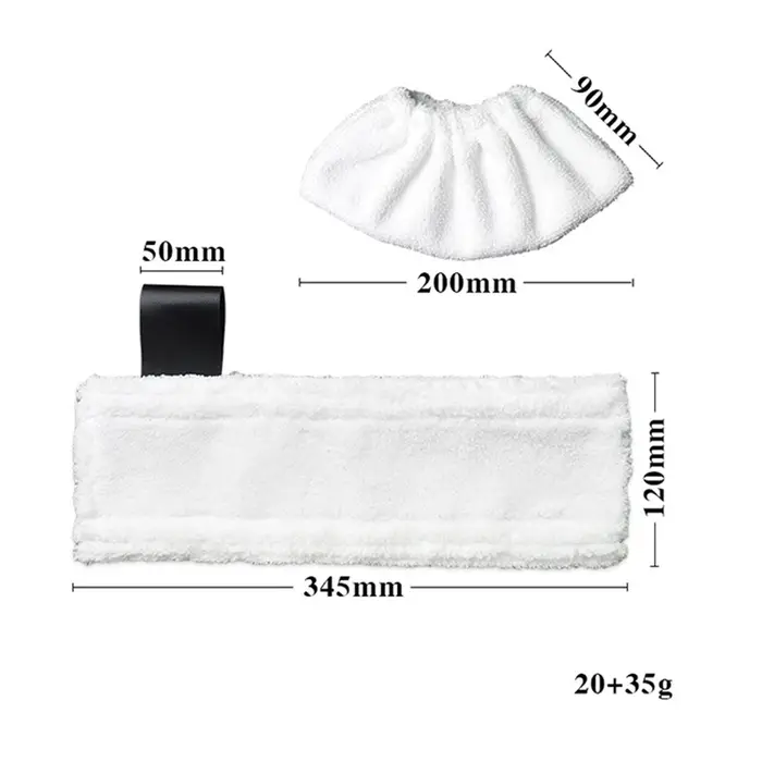 Tampon de nettoyage en tissu pour vadrouille à vapeur, accessoires de remplacement pour Karcher Easy