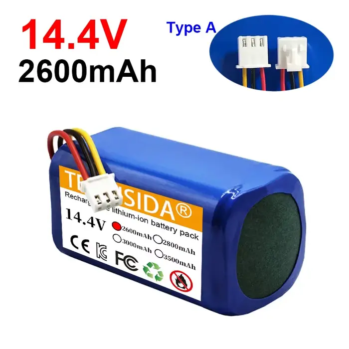 Batterie au Lithium-Ion 3500mAh 14.4V pour aspirateur Robot ABIR X5 X6 X8 R20, remplacement de batte