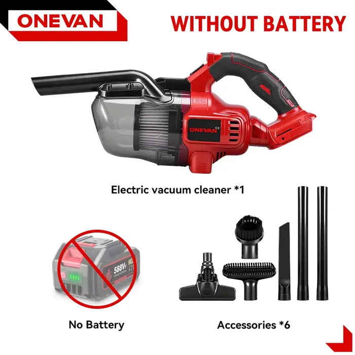 ONEVAN – aspirateur électrique sans fil 16000PA, outils électriques multifonctionnels pour le nettoy