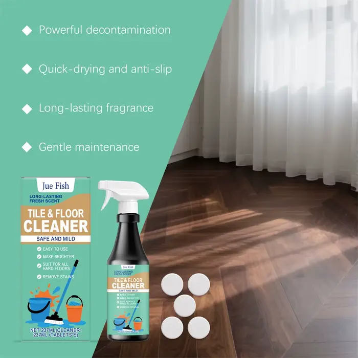 Nettoyant pour sols de carrelage, Solution d'élimination des taches de sol douce, entretien du sol d