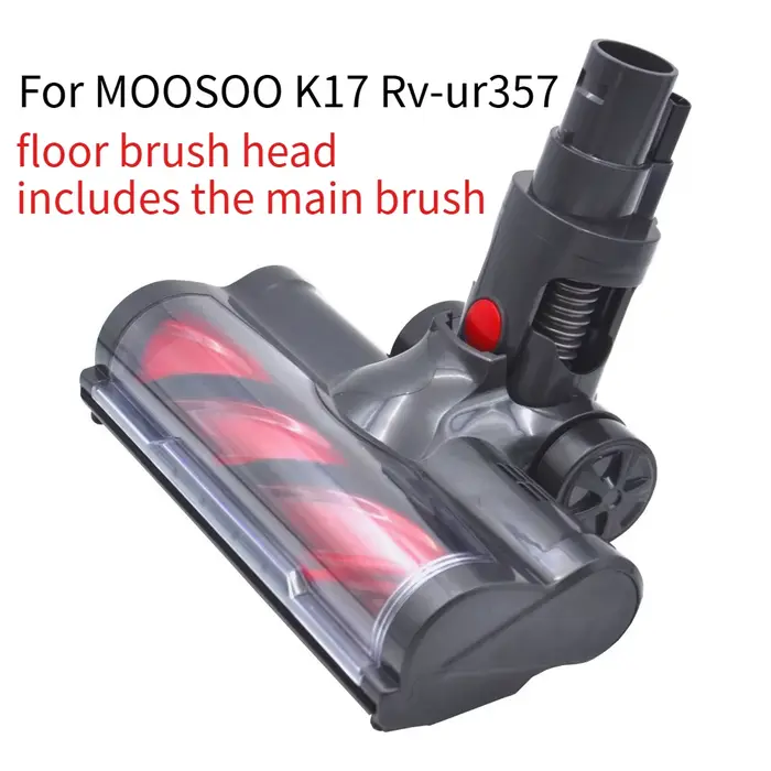 Pour aspirateur sans fil MOOSOO K17 Rv-ur357, tête de brosse, tête de brosse de sol, vadrouille, vad