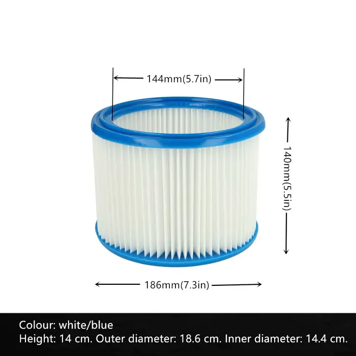 Filtre HEPA pour aspirateur à cartouche