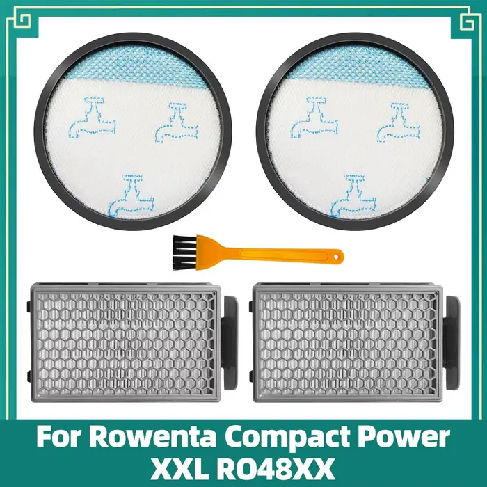 Filtre HEPA compatible avec Rowenta Compact Power XXL RO4811EA RO4823EA RO4825EA RO4853EA RO4855EA RO4859EA RO4871EA RO4881EA