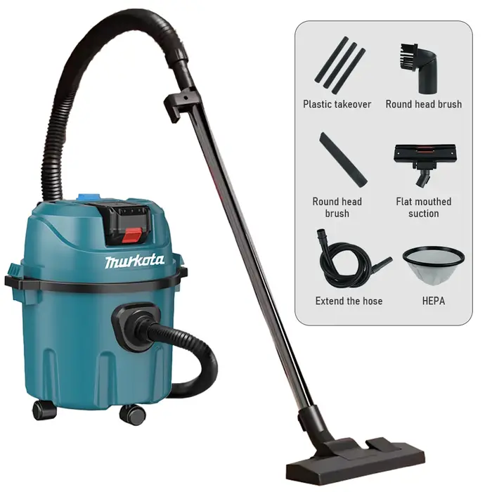 Aspirateur sec et humide industriel, Machine de nettoyage Rechargeable, aspirateur d'atelier sans fi