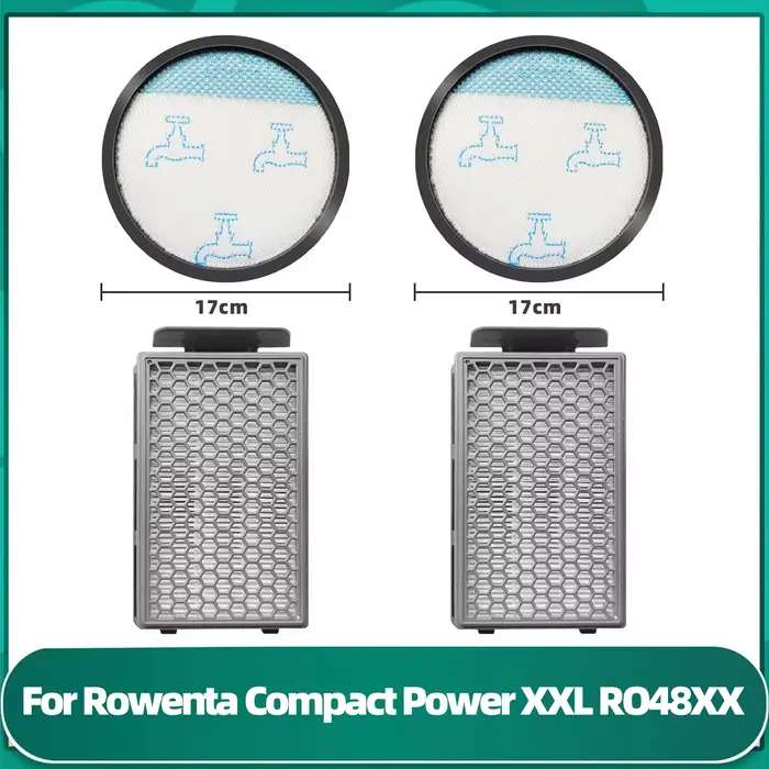 Filtre Hepa adapté pour Rowenta Compact Power XXL RO4811EA / RO4823EA / RO4825EA / RO4826EA / RO4853EA / RO4855EA / RO4859EA