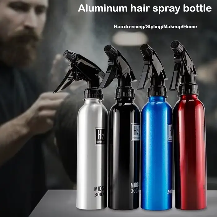 200/300/500ML haute pression continue coiffure vaporisateur bouteille atomiseur Portable conteneur beauté barbier