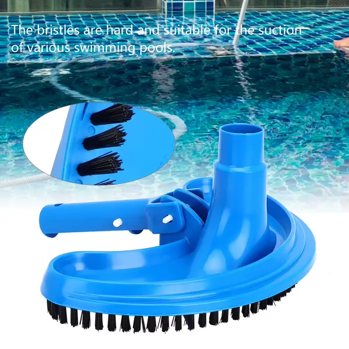 Tête d'aspirateur de piscine demi-lune flexible