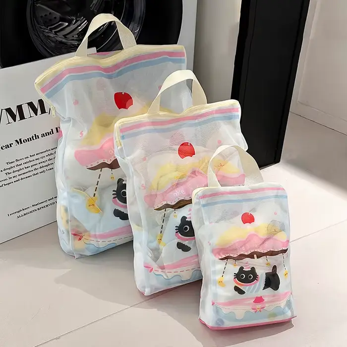 Sac à linge chat dessin animé sacs