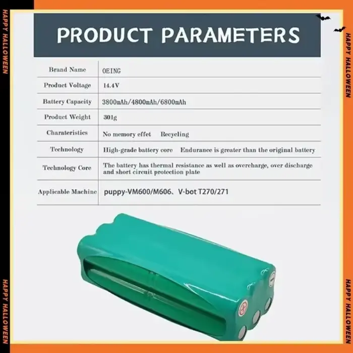 Nouvelle batterie pour aspirateur robot