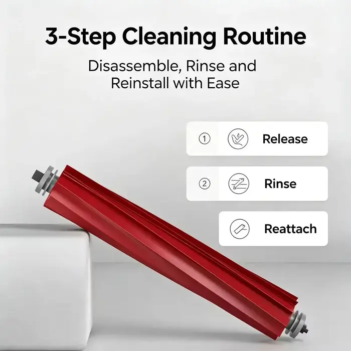 Roborock S7 S7Max T7S Plus S7MaxV Ultra Q Revo Q Revo MaxV Q Revo S Accessoires de remplacement pour brosse rotative d'aspirateur robot