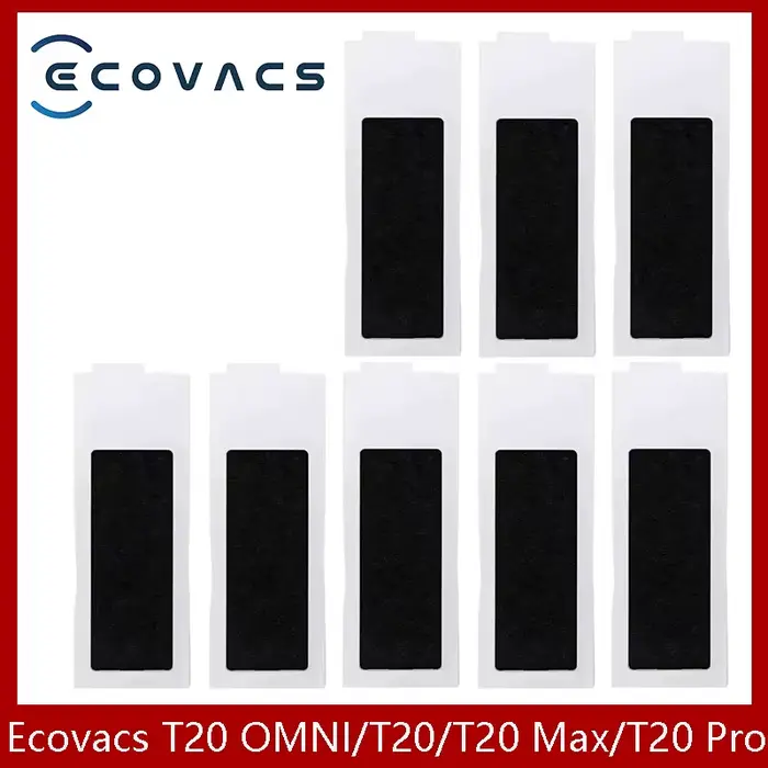 Ecovacs T20 OMNI/T20/T20 Max/T20 Pro accessoires brosse latérale principale vadrouille tissu filtre HEPA sac à poussière pièces de rechange