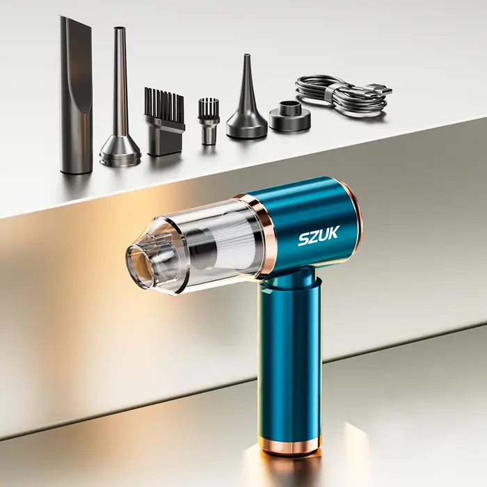 SZUK aspirateur de voiture Portable 165000Pa puissant aspirateur sans fil forte aspiration Mini aspi