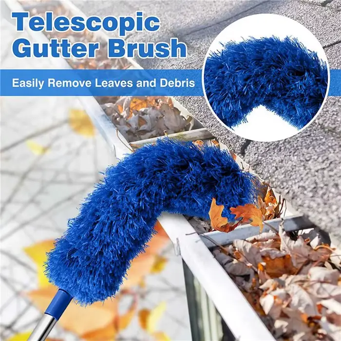 2X Brosse de nettoyage de gouttière