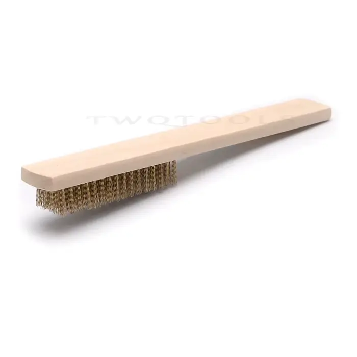 Brosse en laiton pour métal et bois
