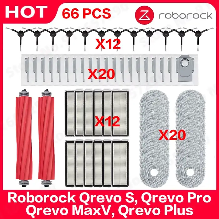 Pièces détachées pour aspirateurs Roborock Qrevo S