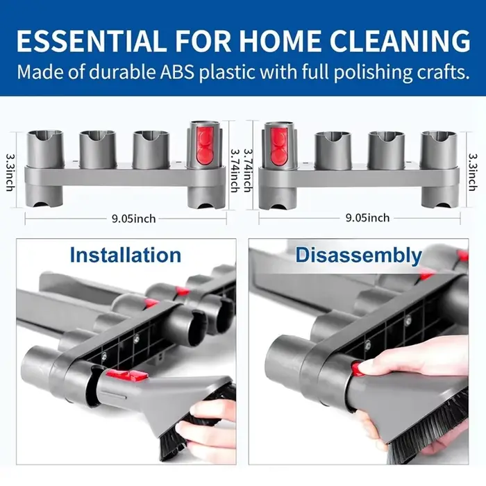 Organisateur d'accessoires muraux pour aspirateur Dyson V7/V8/V10/V11/V12/V15