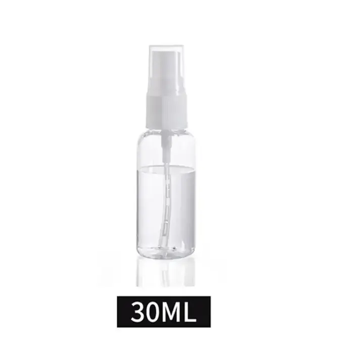 Bouteille de pulvérisation Portable en plastique transparent, 3 pièces, 30ml/50ml/100ml, arroseur po