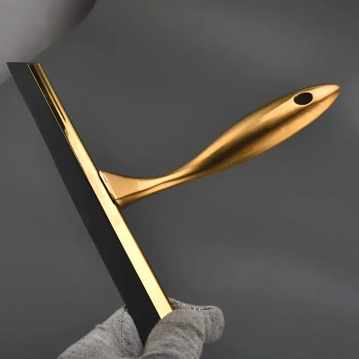 Raclette en acier inoxydable pour le nettoyage des vitres