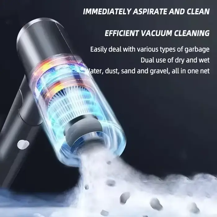 Aspirateur Xiaomi 2900000 PA 120w sans fil Super haute puissance humide sec double usage 2 en 1 Portable grande