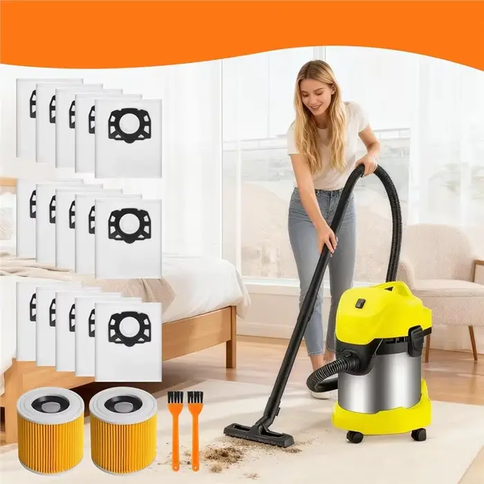 Sacs d'aspirateur pour Karcher WD2 Plus /WD pour filtre Karcher