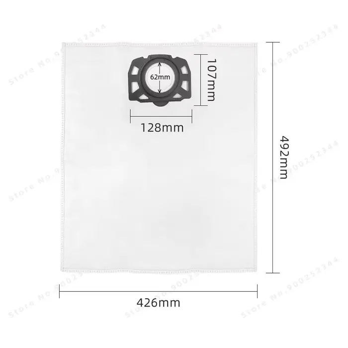 Sac à poussière filtre Hepa compatible pour Karcher WD4 WD5 WD6 WD5P WD6P Premium MV4 MV5 MV6 pièces de rechange