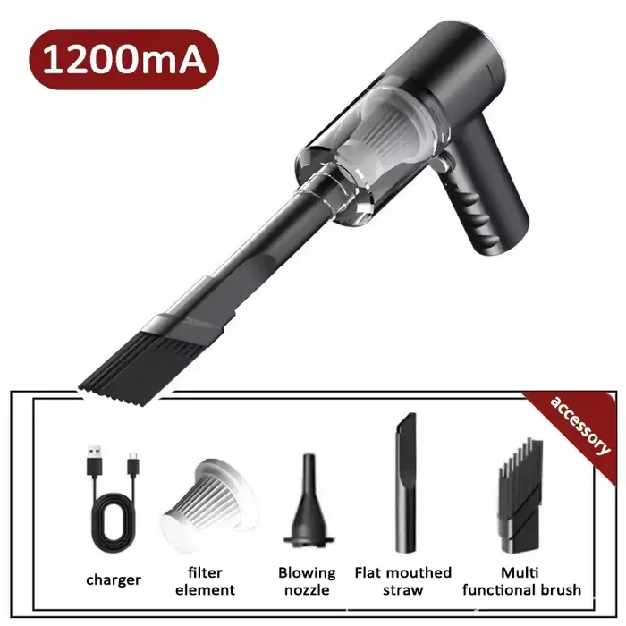 Xiaomi aspirateur de voiture 2900000 PA puissant 4 en 1 Machine propre sans fil soufflage aspiration Portable