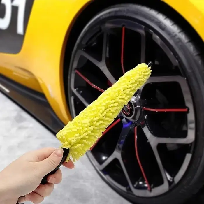 Brosse de nettoyage de voiture, nettoie sans effort vos roues de voiture avec ce outil de nettoyage 
