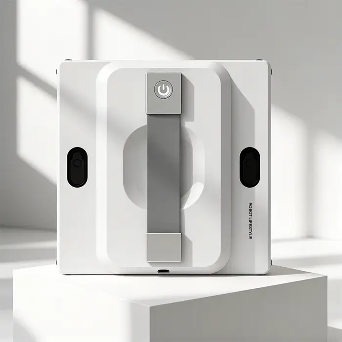 Robot nettoyeur de vitres robotisé pour le lavage des fenêtres avec 6 buses de pulvérisation, grand