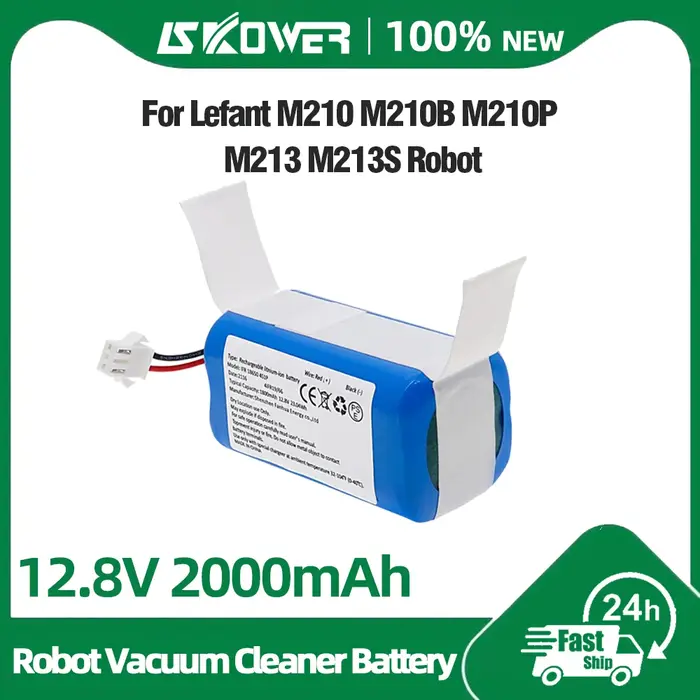 Nouvelle batterie de remplacement pour aspirateur robot Lefant M210 M210B M210P M213 M213S M201 M301