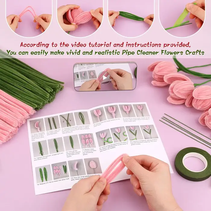Kit de nettoyage de tuyaux rose