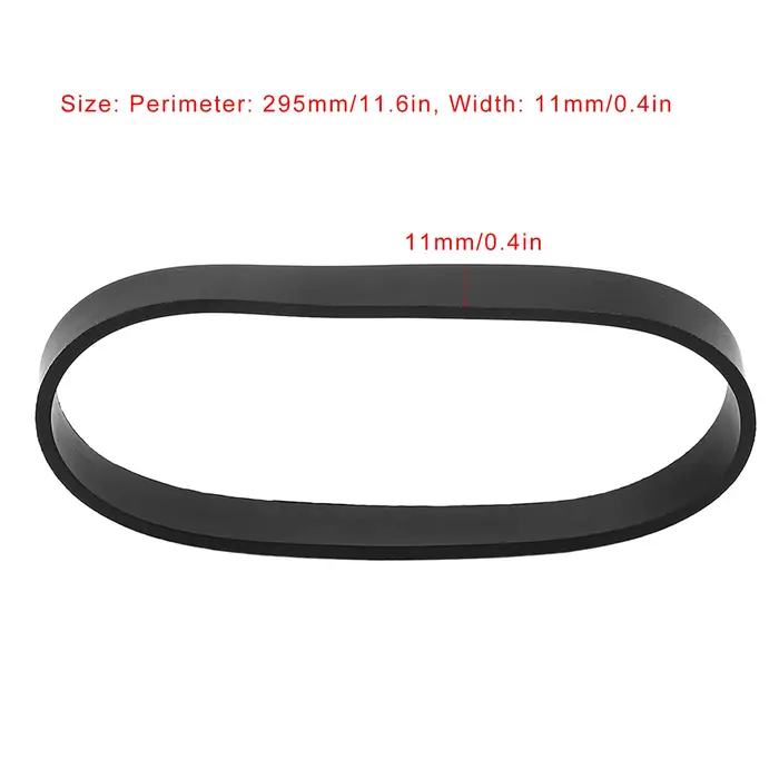 Ceinture d'aspirateur en caoutchouc
