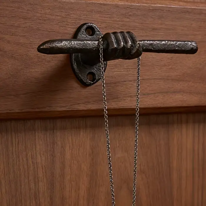 Crochets muraux créatifs en fonte, crochets d'entrée ou décoration de chambre unique pour accrocher des manteaux, des portefeuilles, des écharpes ou des bijoux, crochet utilitaire